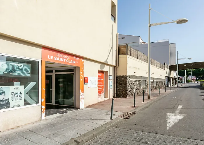Vacanceole - Le Saint Clair Lägenhetshotell Agde
